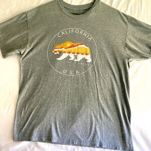 O'Neill Shirt Adult Mens Size Large California Surf Bear Graphic